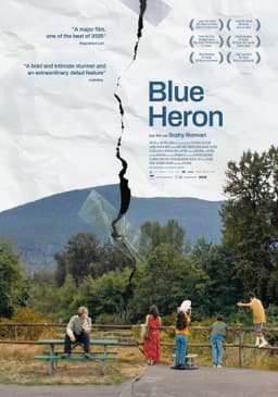 Blue Heron poster