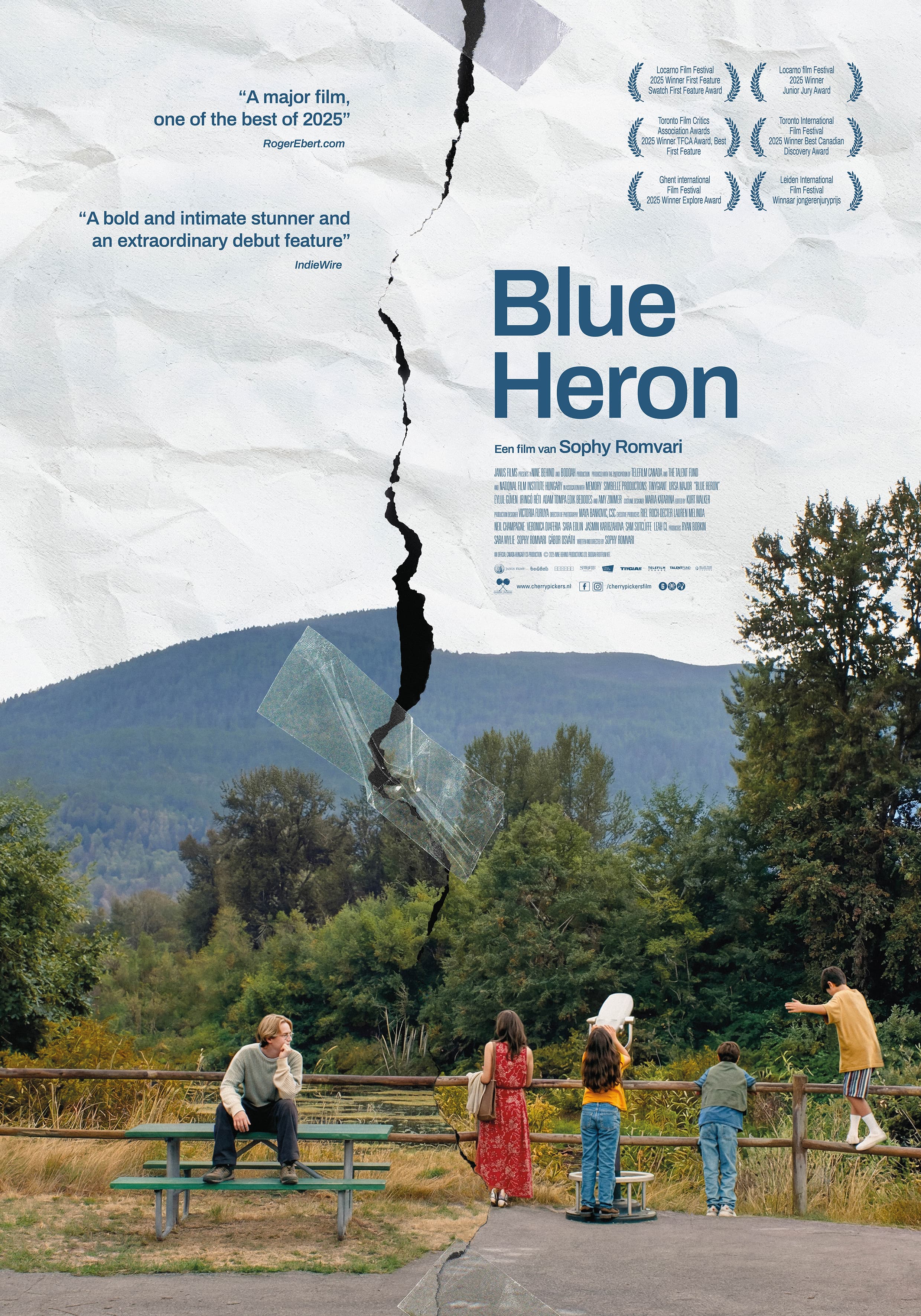 Blue Heron poster